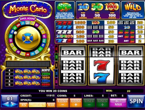 casino montecarlo abbigliamento Online Casino Slots Payline and Bonus